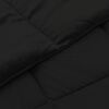 vidaXL Duvet de Ano Inteiro Colchonete Preto 155 x 200 cm Microfibra