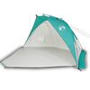 vidaXL Tenda de praia 268x223x125 cm poli&eacute;ster 185T verde-mar