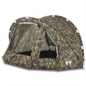 vidaXL Tenda de pesca para 4 pessoas imperme&aacute;vel camuflagem