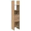 vidaXL Gabinete de Livros carvalho artisiano 40 x 35 x 180 cm