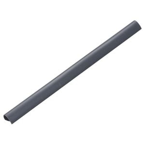vidaXL 100 pcs clipes para faixas de veda&ccedil;&atilde;o PVC antracite