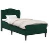 vidaXL Estrutura da Cama Verde-Escuro 100 x 200 cm Veludo
