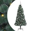 vidaXL &Aacute;rvore de Natal Artificial Pr&eacute;-iluminada com Conjunto de Bolas