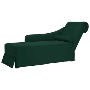 vidaXL Chaise lounge c/ refor&ccedil;o/apoio de bra&ccedil;os direito veludo