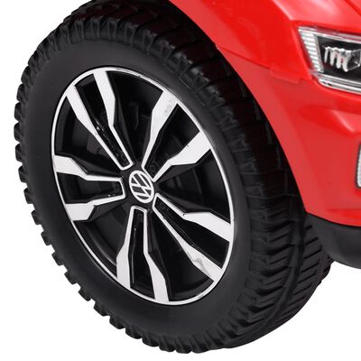 vidaXL Carro de passeio Volkswagen T-Roc vermelho