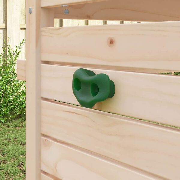 vidaXL Agarras de Escalada 2 pcs Verde 100 x 67 x 43 mm PP