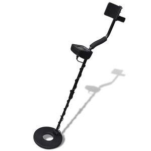 vidaXL Detetor de metais 21 cm ecr&atilde; LCD profundidade pesquisa 300 cm