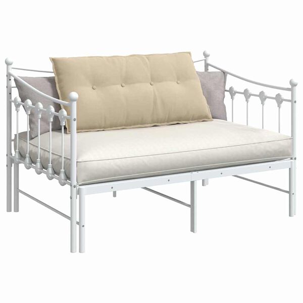 vidaXL Travesseiro para Costas Creme 100 x 50 cm Tecido de Microfibra