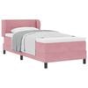 vidaXL Cama Box com cabeceira Rosa 80 x 200 cm Veludo