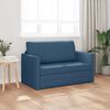 vidaXL Sof&aacute;-Cama 110cm Azul tecido