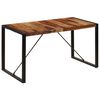 vidaXL Mesa de jantar 140x70x75 cm madeira de ac&aacute;cia maci&ccedil;a