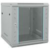 vidaXL Arm&aacute;rio de Rede com armazenamento Cinzeto 53 x 60 x 60 cm A&ccedil;o