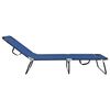 vidaXL Espregui&ccedil;adeira dobr&aacute;vel 2 pcs Azul 188 x 57 x 86,5 cm
