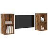 vidaXL Conjunto de m&oacute;vel de TV 2 pcs Madeira Antiga 37 x 37 x 72 cm