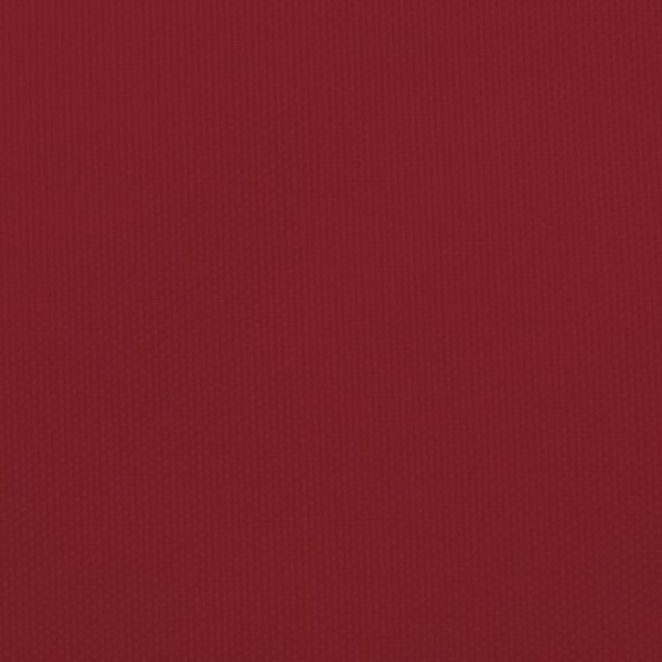 vidaXL Para-sol estilo vela tecido oxford triangular 5x6x6 m vermelho