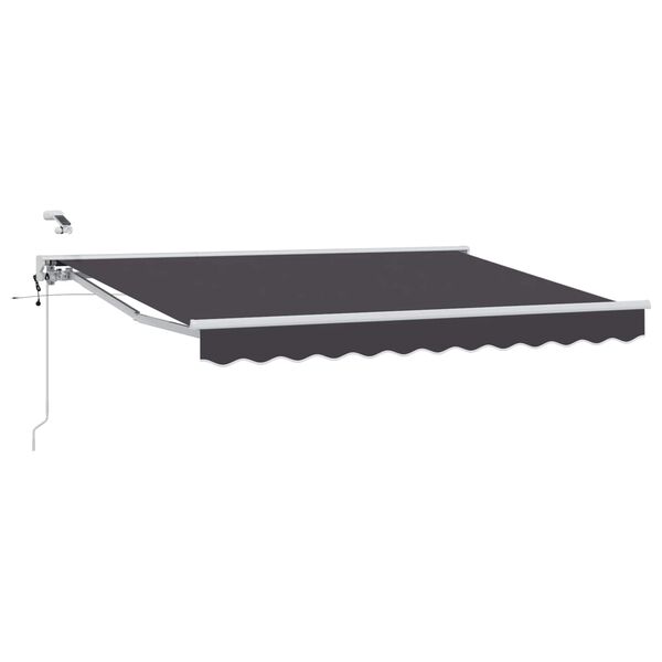 vidaXL Toldo Retr&aacute;til El&eacute;trico Antracite 3 x 2,5 m