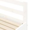 vidaXL Sof&aacute;-cama com gavet&atilde;o 90x200 cm madeira de pinho maci&ccedil;a branco
