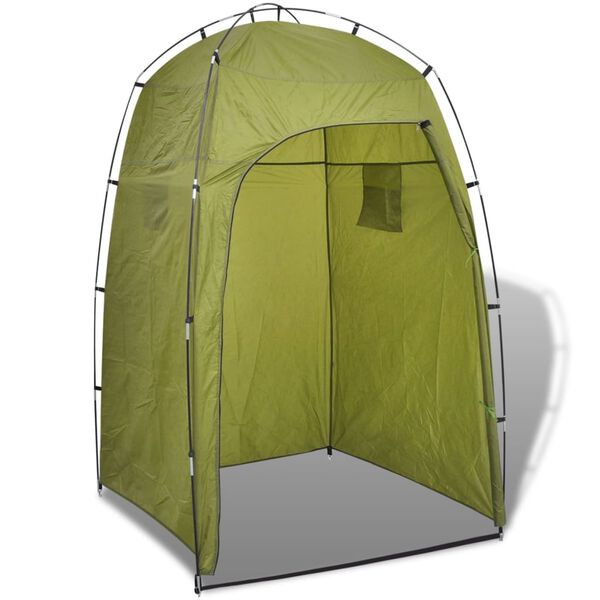 vidaXL Tenda WC/chuveiro/vestiário, verde