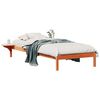 vidaXL Cama com Mesas Laterais Marrom Cera 100 x 210 cm