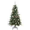 vidaXL &Aacute;rvore de Natal Articulada Artificial Verde 150 cm PE e PVC