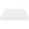 vidaXL Prateleiras de parede suspensas 4 pcs 40x23x3,8cm MDF branco