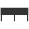 vidaXL Cabeceira Carvalho Preto 200 cm Madeira processada