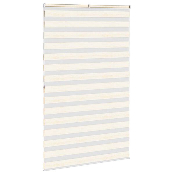 vidaXL Cortina de zebra 150x200 cm largura do tecido 145,9cm poli&eacute;ster
