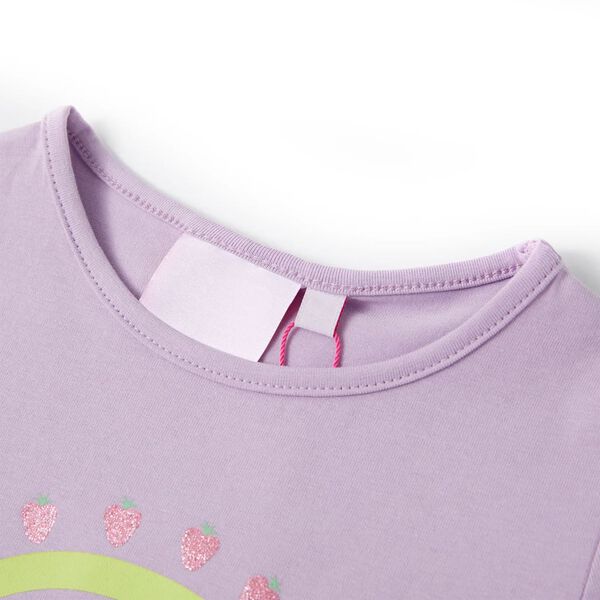 T-shirt infantil lilás 140