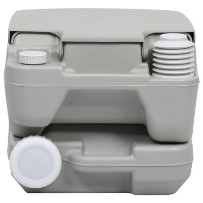 vidaXL Conjunto sanita portátil com lavatório para campismo