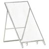 vidaXL Peneira de jardim a&ccedil;o galvanizado