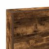 vidaXL Cabeceira de armazenamento Carvalho Defumado 150 cm