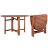 vidaXL Mesa de jardim 120x70x74 cm madeira de ac&aacute;cia maci&ccedil;a