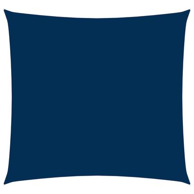 vidaXL Para-sol estilo vela tecido oxford quadrado 7x7 m azul