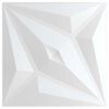 vidaXL Pain&eacute;is de parede 24 pcs Estrela Branca 50 x 50 cm Espuma XPS