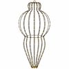 vidaXL Luz de Finial de Natal 320 LED Branco quente Di&acirc;m. 40 x 75 cm