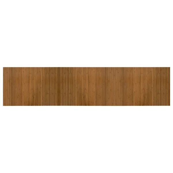 vidaXL Tapete retangular 70x300 cm bambu castanho
