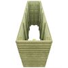vidaXL Canteiro elevado p/ jardim 150x56x96 cm pinho impregnado 19mm