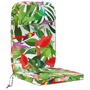 vidaXL Almofada para Espregui&ccedil;adeira Solar 100% Poli&eacute;ster Multicolor