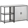 vidaXL Conjunto de Armazenamento de Cozinha HATTEM 2 unid. Prateado