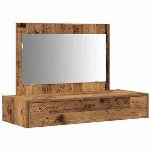 vidaXL Mesa de vestir Castanho 100 x 40 x 70 cm Derivados de Madeira