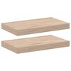 vidaXL Prateleiras flutuantes 2 pcs 40x23,5x4 cm derivados de madeira