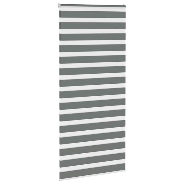 vidaXL Cortina de zebra 110x230 cm largura do tecido 105,9cm poliéster