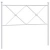 vidaXL Cabeceira de substitui&ccedil;&atilde;o 100 cm metal branco