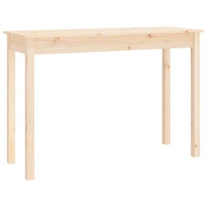 vidaXL Mesa consola 110x40x75 cm madeira de pinho maci&ccedil;a