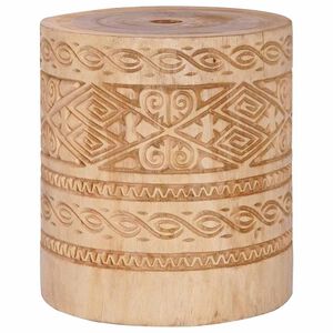 vidaXL Base para chap&eacute;u de sol 28.05 kg Natural Madeira S&oacute;lida