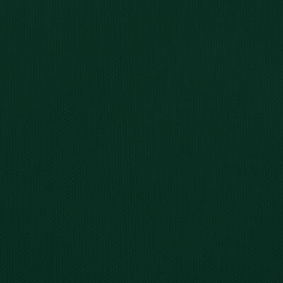 vidaXL Para-sol estilo vela tecido oxford retangular 4x6m verde-escuro