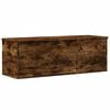 vidaXL Caixa de arruma&ccedil;&atilde;o 102x35x35 cm deriv. madeira carvalho fumado
