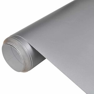 vidaXL Pel&iacute;cula para carro 100x150 cm prateado mate