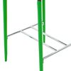 vidaXL Bancos de bar 2 pcs couro artificial verde