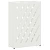 vidaXL Suporte de Guarda-Sol Branco 28 x 12 x 41 cm A&ccedil;o